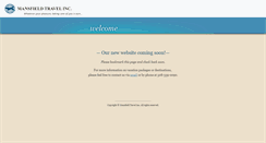Desktop Screenshot of mansfieldtravel.com