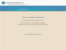 Tablet Screenshot of mansfieldtravel.com